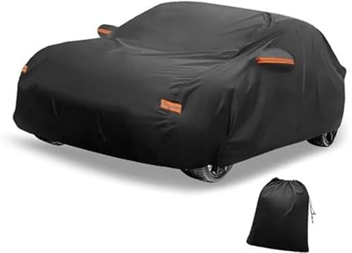 Vectzeta Cubierta de coche, for, S90 EST Sedan, película aluminio, protección contra el sol, lluvia, nieve, granizo, impermeable al aire libre Cubierta completa para coche al aire libre