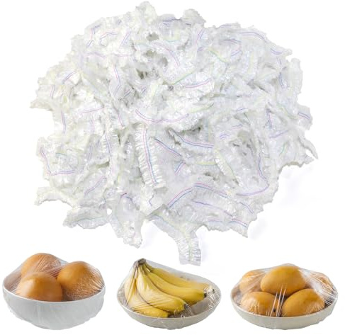 500 Pcs Large Food Covers Plastic Stretch Fresh Keeping Bags