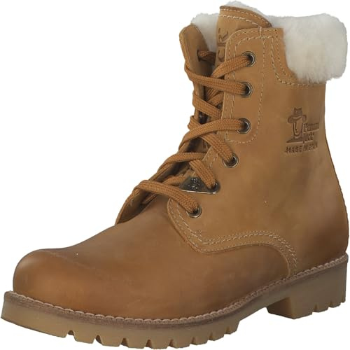 Panama Jack Damen Schnürstiefel Panama 3 Igloo, Frauen Stiefel,Lammfell