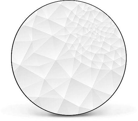 banjado Magnettafel Ø 47cm Schwarz - Magnetwand aus Metall - Magnetpinnwand als Memoboard - Pinnwand Magnettafel Küche, Büro, Kinderzimmer inkl. 4 Magnete & Montageset - Nautilus