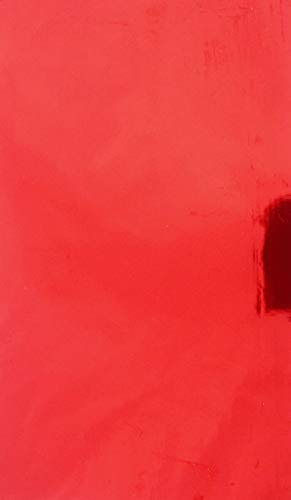 Wachsverzierfolien glänzend Anzahl 1 Stück, Größe 155 x 90 mm, Farbe Rot