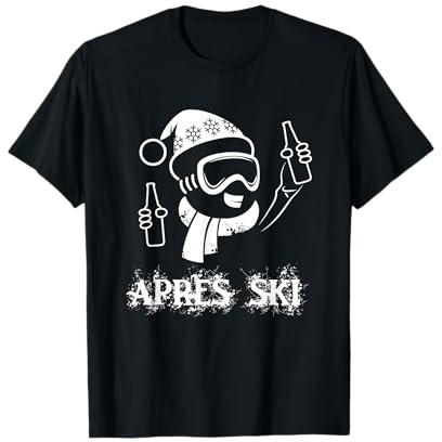 Apres Ski Party Skifahren Urlaub Skigebiet Feiern T-Shirt T-Shirt