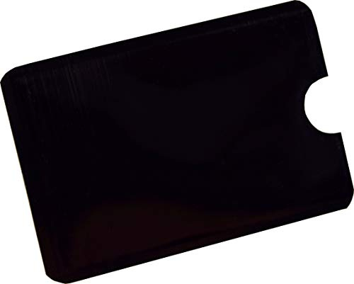 10x RFID Schutzhülle NFC Blocker Soft EC Kartenhülle Kreditkarte Ausweis Schutz vor Datenklau (Schwarz)