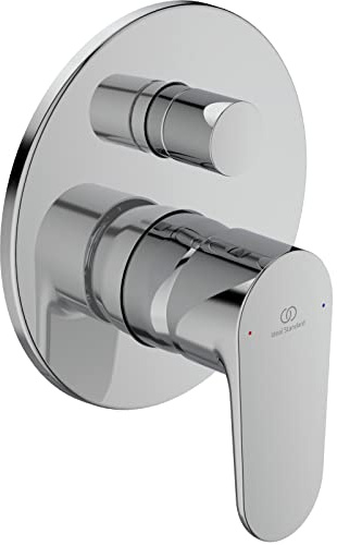 Ideal Standard A7350AA Cerafine O Wannenarmatur Unterputz Badearmatur für 2 Funktionen, Chrom