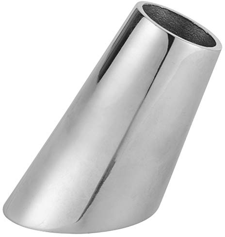 Yctze Fahnenmasthalter, 60 ° Edelstahl Boot Fahnenmast Sockel Hochglanz Boot Boot Verdicken Basisständer Für 25mm / 1in Marine Fahnenmast