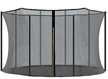 heresell Trampolin Sicherheitsnetz 306 cm, ohne Pfosten, Fangnetz Gartentrampolin Langlebiges Nylon Trampolin Ersatznetz Trampolin-Schutznetz für 8 Pole Trampoline - nur Netz