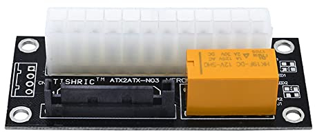 ezqnirk 1PCS Double PSU Alimentation Synchronisation ADAPTATEUR SYNCHRONOUS ADD2PSU ATX 24PIN à SATA Molex Connecteur Câble Riser Miner minier