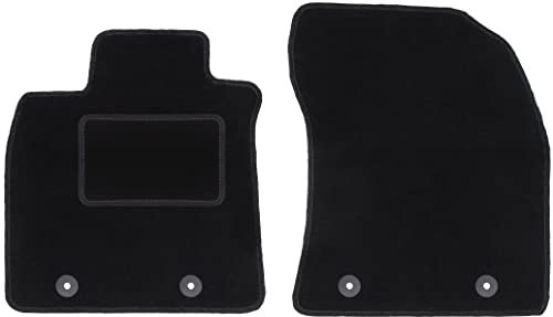 Wielganizator Automatte – Passend für Toyota Avensis III T27 Kombi, Liftback, Limousine 2009-2018 – Velours – Autozubehör - Auto Fußmatten – Fußmatte Auto – 2-teilig - schwarz
