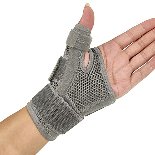 Carpal Tunnel Wrist Supports, Wrist Splint Thumb Brace Hand Support Stabilizer for Arthritis, Tendonitis, Relie pain, Sprain/Strain Recovery, Adjustable Strap Thumb Immobilizer Fit Left Right Hand