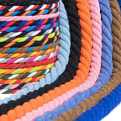West Coast Paracord | Twisted Natural Cotton Artisan Cord Rope - Super Soft Assorted Colors & Length (Dusty, 1/2 Inch Diameter X 25 Feet)