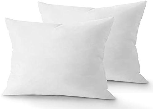 various Relleno de Cojín Fibra Virgen Hueca Siliconada 100% Poliéster, Relleno Suave Indeformable Antialérgico, Lavable para Sofá Cama Salón Oficina Terraza, 50x70 cm (2 Unidad)