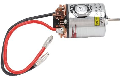 Alomejor 540 Brushed Motor, High Torsion Dreischlitz-RC-Bürstenmotor mit Geradem Rotor für RC-Kletterautos (12T)