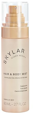 Skylar Vanilla Sky Hair & Body Mist | Hypoallergenic & Clean Fragrance | Vegan, Cruelty Free, and Safe For Sensitive Skin | 80 ML, 2.7 Fl Oz