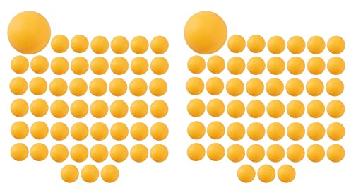Vadillo Packung mit 100 Tischtennisbällen in Premiumqualität, Tischball, Fortgeschrittenes Training, leicht, langlebig, ohne Nähte, Orange