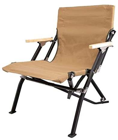 Outdoorstuhl Campingstuhl Klappstuhl Klappbarer Armlehnenstuhl, Tragbarer Outdoor-Camping-Grillstuhl, Dickes Segeltuch, Bequemer Freizeit-Rückenlehnen-Liegestuhl Angelstuhl Faltstuhl Camping-Stühle (
