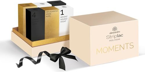 alessandro Striplac Peel or Soak - STRIPLAC ADVENTKALENDER 2024 - VEGAN - UV-Nagellack- Für perfekte Nägel in 15 Minuten