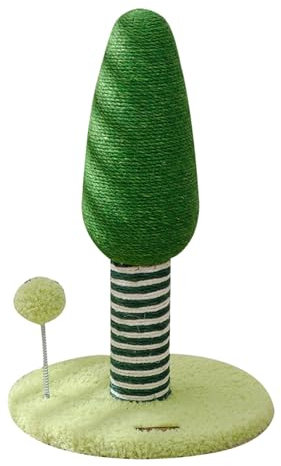 jojobasec Katzen Kratzbaum Kletterbaum Katzen Kratzbaum mit Teaser Spielzeug Kratzbaum Katzenbaum Sisalseil Möbel Protektoren