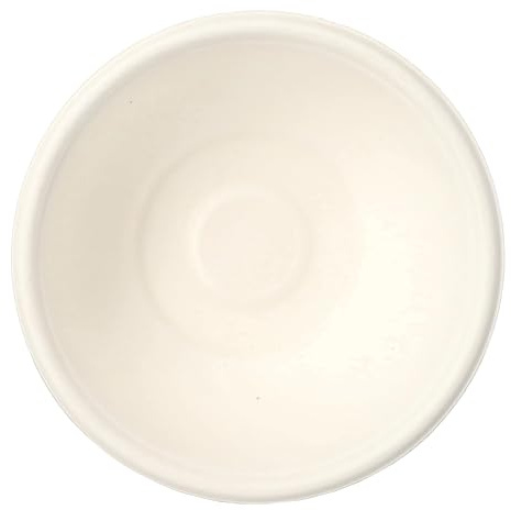 Papstar 200 platos hondos puros, material caña de azúcar, dimensiones 200 ml Ø 11,2 cm · 4,2 cm, color blanco, 200 platos x 1 paquete