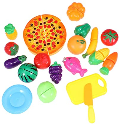 Jouet Cuisine à Découper 24 Pièces en PP pour Garçon et Filles