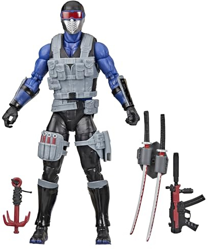 G.I. Joe Classified Series #165, Snake Eyes V4, Collectible 6 Inch Action Figure with 7 Accessories | G.I. Joe Classfied Actionfigur Wave 22 - Snake Eyes V4 #165, 15,2 cm