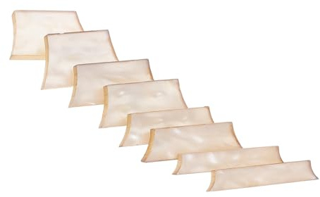 ifundom Guitar Essentials – 9-teilige Griffbrett-inlay-punkte Für E-gitarren Shell-inlay-streifen Griffbrettteile Für E-gitarrenzubehör