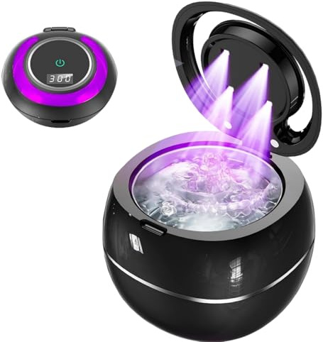 mintpolu ultrasonic Retainer Cleaner，Suitable for dentures, Dental Crowns, Dental Braces, Orthodontic appliances, Toothbrush Heads and Jewellery