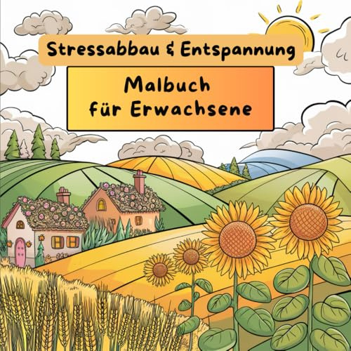 Stressabbau & Entspannung – Malbuch für Erwachsene | Beruhigende Ausmalmotive für Achtsamkeit, innere Ruhe & kreative Erholung: Kunstvolle ... kreative Auszeiten & mentale Entspannung