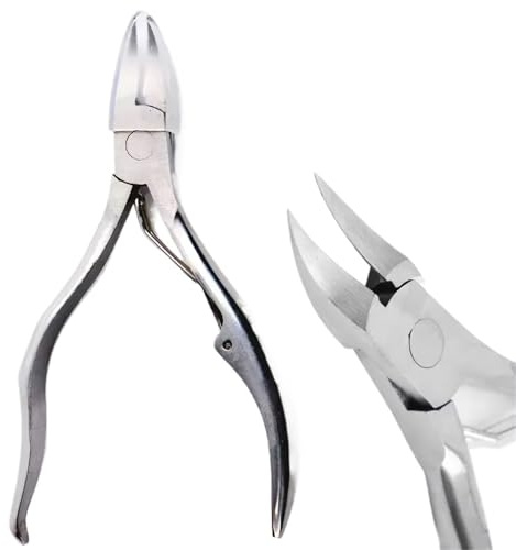 Tijeras for uñas, cortacutículas, alicates, removedor de piel muerta, herramienta de pedicura de acero inoxidable, recortadores, alicates de pico de águila