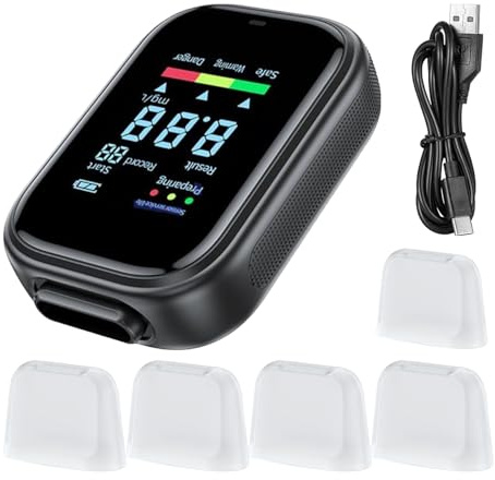 Generico Etilometro Tester Alcolico,Misuratore di Alcol Digitale,Tester Alcolico Preciso | per Casa Auto Guida Viaggio Escursionismo Campeggio e attività All'aperto