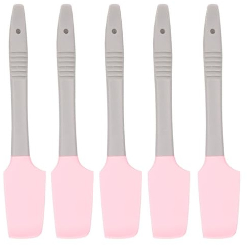 LABRIMP Spatule pour Cire en Silicone Douce 5pcs, Outil de Soin Peau pour Mains et Pieds, Facile à Nettoyer, Usage Quotidien et Professionnel