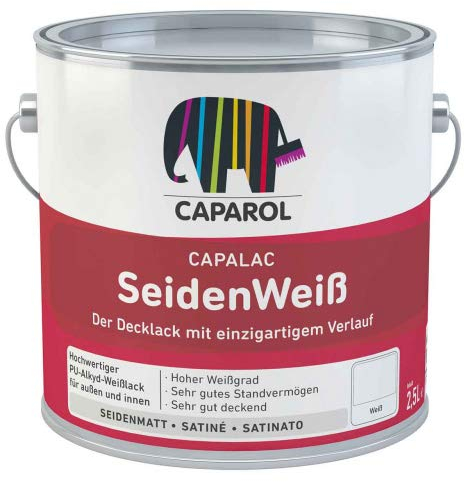 Caparol Capalac Seidenmatt Buntlack 2,5 Liter Weiß