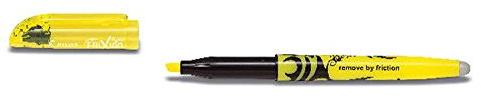 Pilot Textmarker, 6 Stück radierbar Frixion Light 3,8 mm gelb