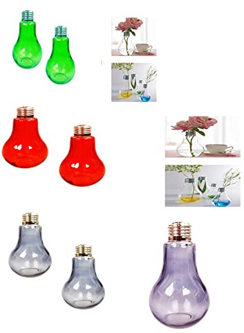 Botella decorativa de cristal, decoración de farmacia, botella de licor, cristal vintage (7 unidades), multicolor
