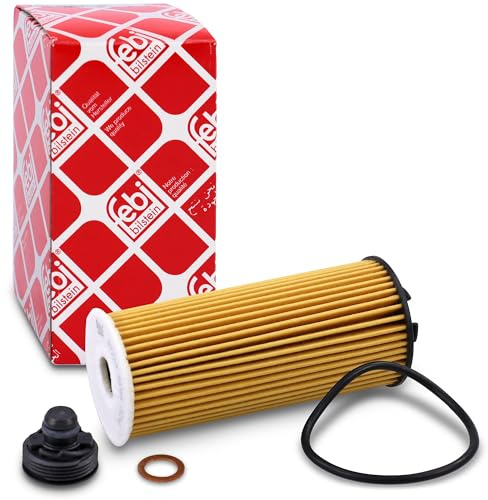 febi bilstein 47224 Ölfilter mit Dichtringen, 1 Stück | 47224 passend für 2 I8 X1 X2 Mini Mini |