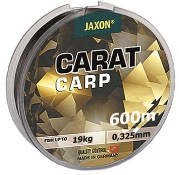 Jaxon Angelschnur Carat CARP 600m Spule Monofile Karpfen Schnur TOP (0,018€/m) (0,325mm / 19kg)