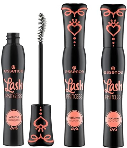 essence | Lash Princess Volume Mascara | Cruelty Free | Black (Pack of 3)