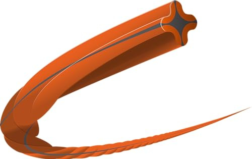 Husqvarna 597669132 Trimmerfaden 2.7mm/210m Orange/Grey