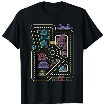 Lustiger Massage-Auto-Teppichrücken T-Shirt