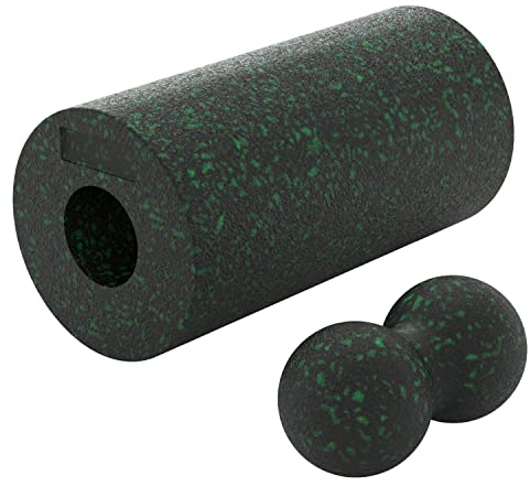 EmpireAthletics Faszienrolle und Massageball Set in Grün für Muskelentspannung Physiotherapie erhöhte Blutzirkulation vor und nach dem Training