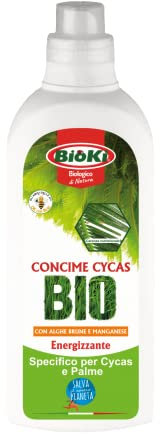 Antika Officina Botanika Concime Completo per Cycas, con Aggiunta di Ascophillum Nodosum, Manganese e Ferro, Flacone da 1 Kg