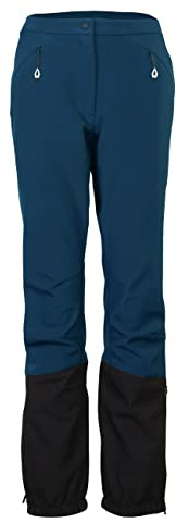 Killtec Damen Softshellhose/Wanderhose KOW 108 WMN SHTSHLL PNTS, Petrol, 38, 38598-000
