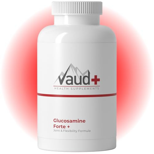 VAUD Glucosamin 1500 mg mit MSM Kapseln – Komplex mit Vitamin C, D3 & K1 | Glucosamin 1500 mg & MSM Komplex mit Vitamin C, D3, K1, Mangan, Kupfer, Teufelskralle & Kiefernrinde – 90 Kapseln