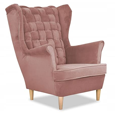 Family Meble Sessel, Modell Carol, Skandinavisch, Relaxsessel aus Webstoff, Loungesessel, Ohrensessel, Fernsehsessel, Bequemer Sessel, Für Wohnzimmer, Esszimmer, Schlafzimmer, Büro, Trinity 23