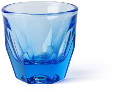 notNeutral Vero Glass Cappuccino, 6 oz. 2-pack, Ocean Blue
