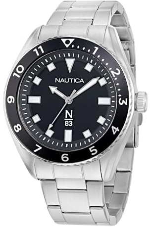 Nautica FINN World - Orologio da polso in acciaio inossidabile