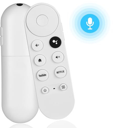 G9N9N Télécommande de rechange pour Google Chromecast 4K Snow TV