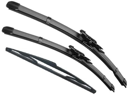 Car Wipers Front & Rear Wiper Blades Set 28+22+14 For Vauxhall/For Opel For Zafira B 2005-2011 Windshield Windscreen Wiper Window Wiper Blade(G)