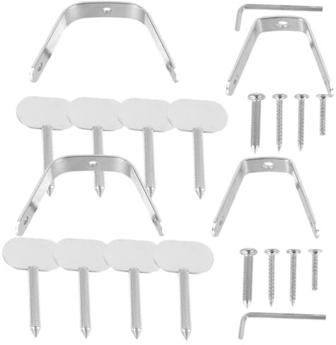 SHOWERORO 2sets Ham Holder Professional Italian Ham Rack Fixing Accessories for Rack Hanging Camping Home Use