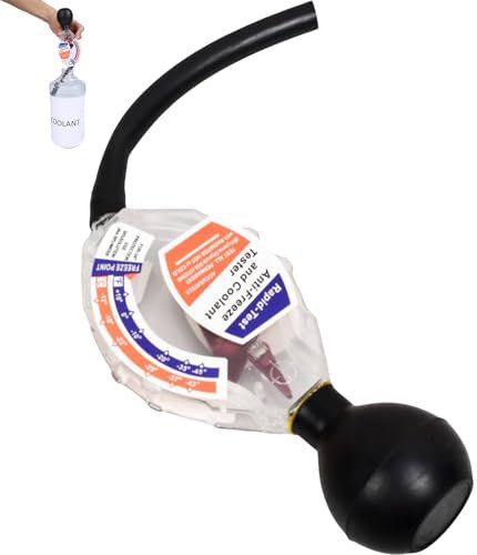 AJUNLKVDR Frostschutzprüfer,Kühlmittel Tester,Kühlflüssigkeit Messgerät Auto Frostschutz,Kfz Kühlerfrostschutz Kühlwasser,Zu -43°C Frostschutz Tester