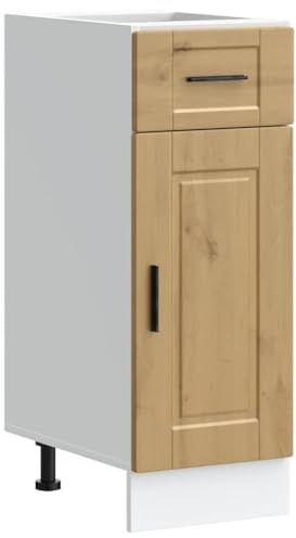 vidaXL Küchenunterschrank Porto Artisan-Eiche Holzwerkstoff